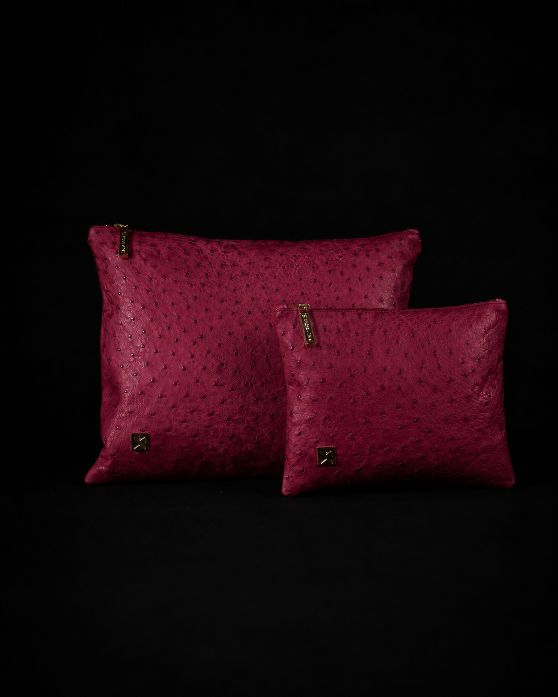 Italian Ostrich Leather - Pink