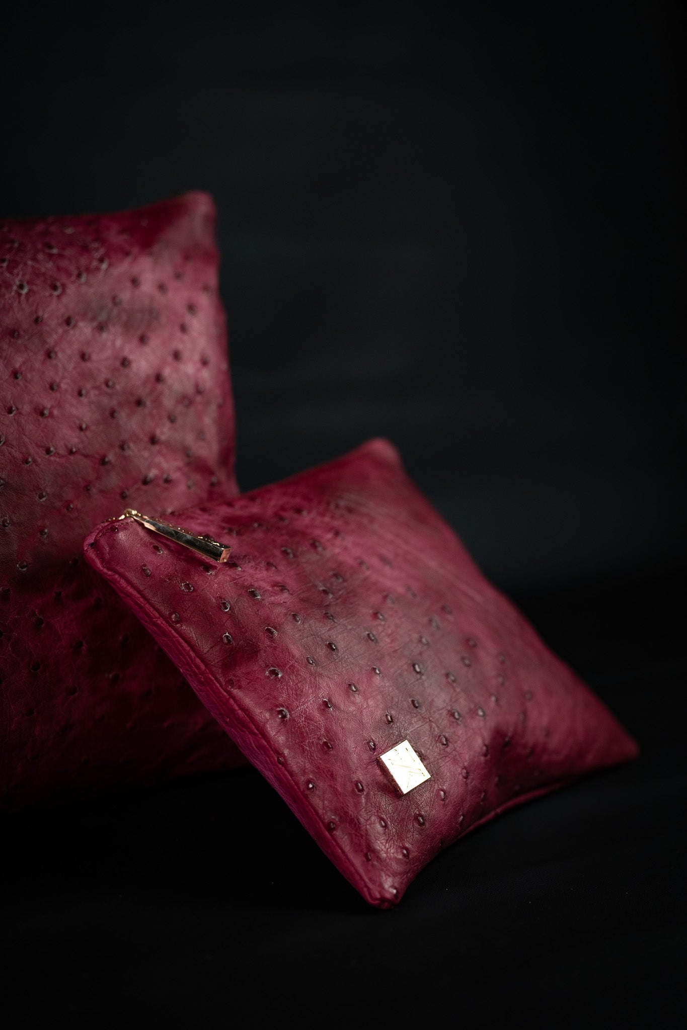 Italian Ostrich Leather - Pink