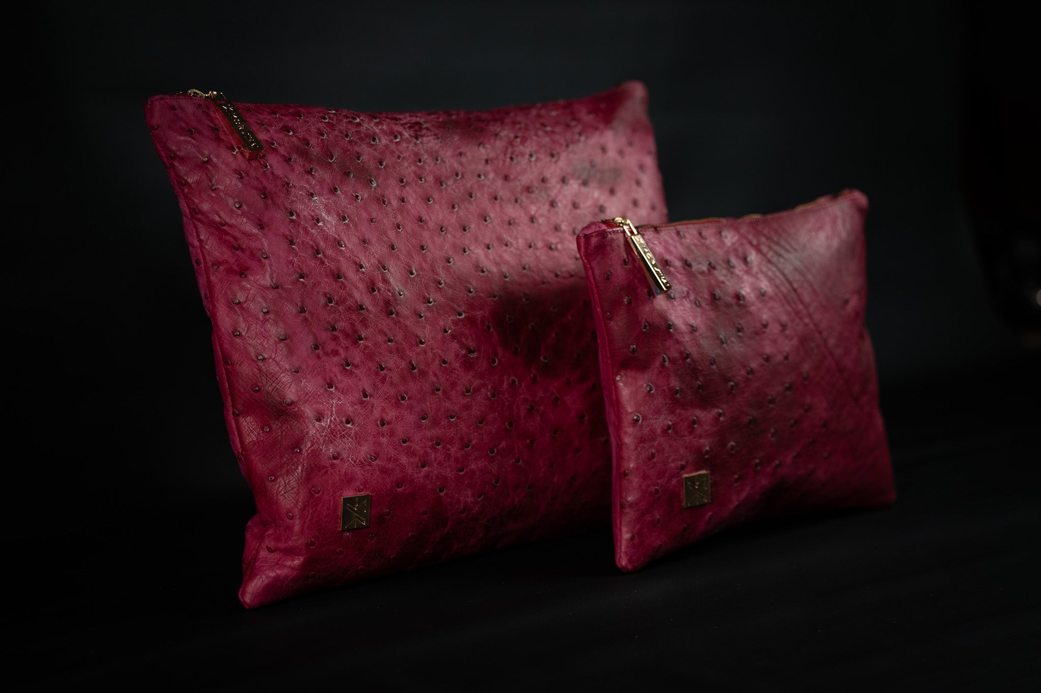 Italian Ostrich Leather - Pink