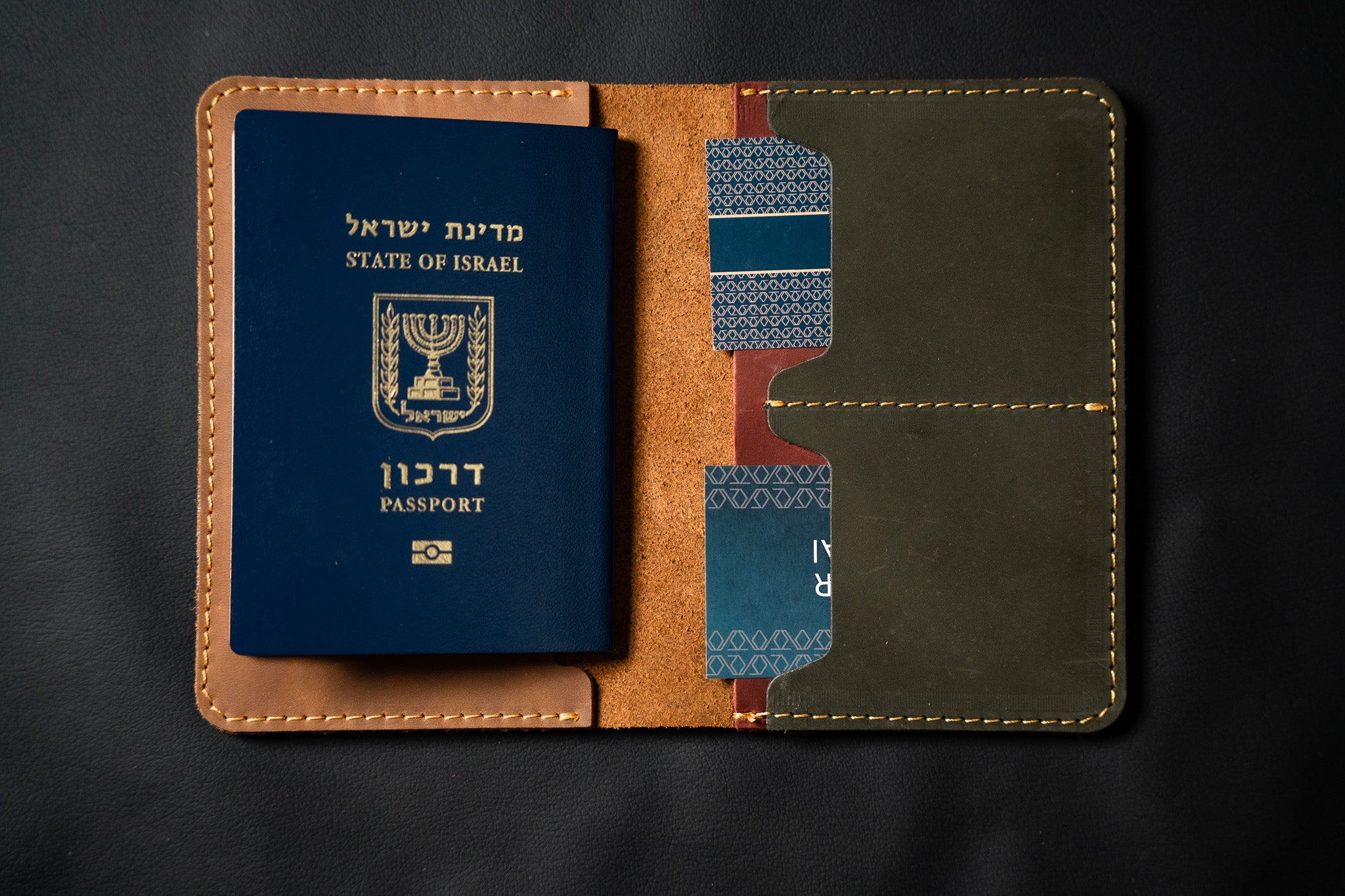 Leather passport cases