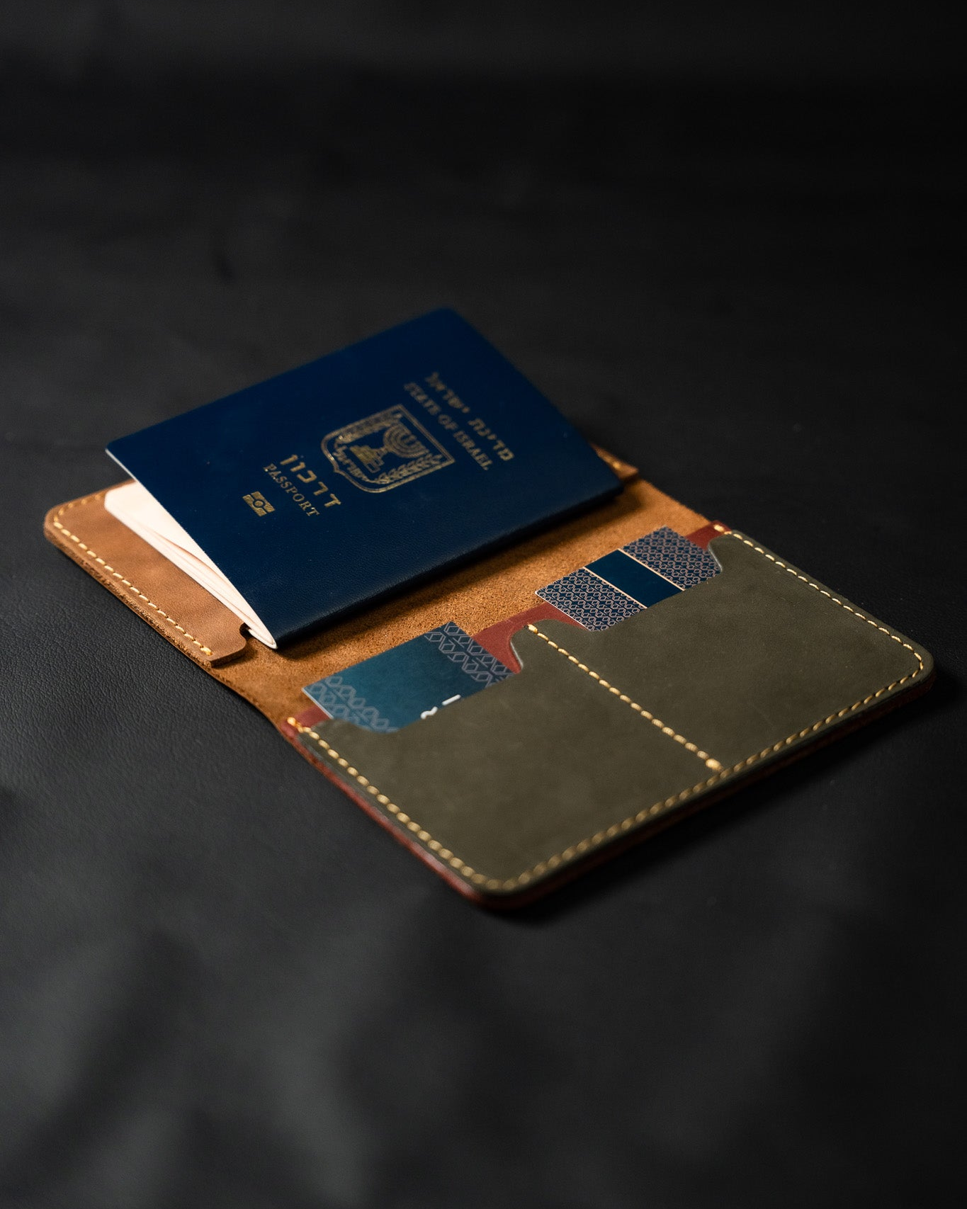 Leather passport cases