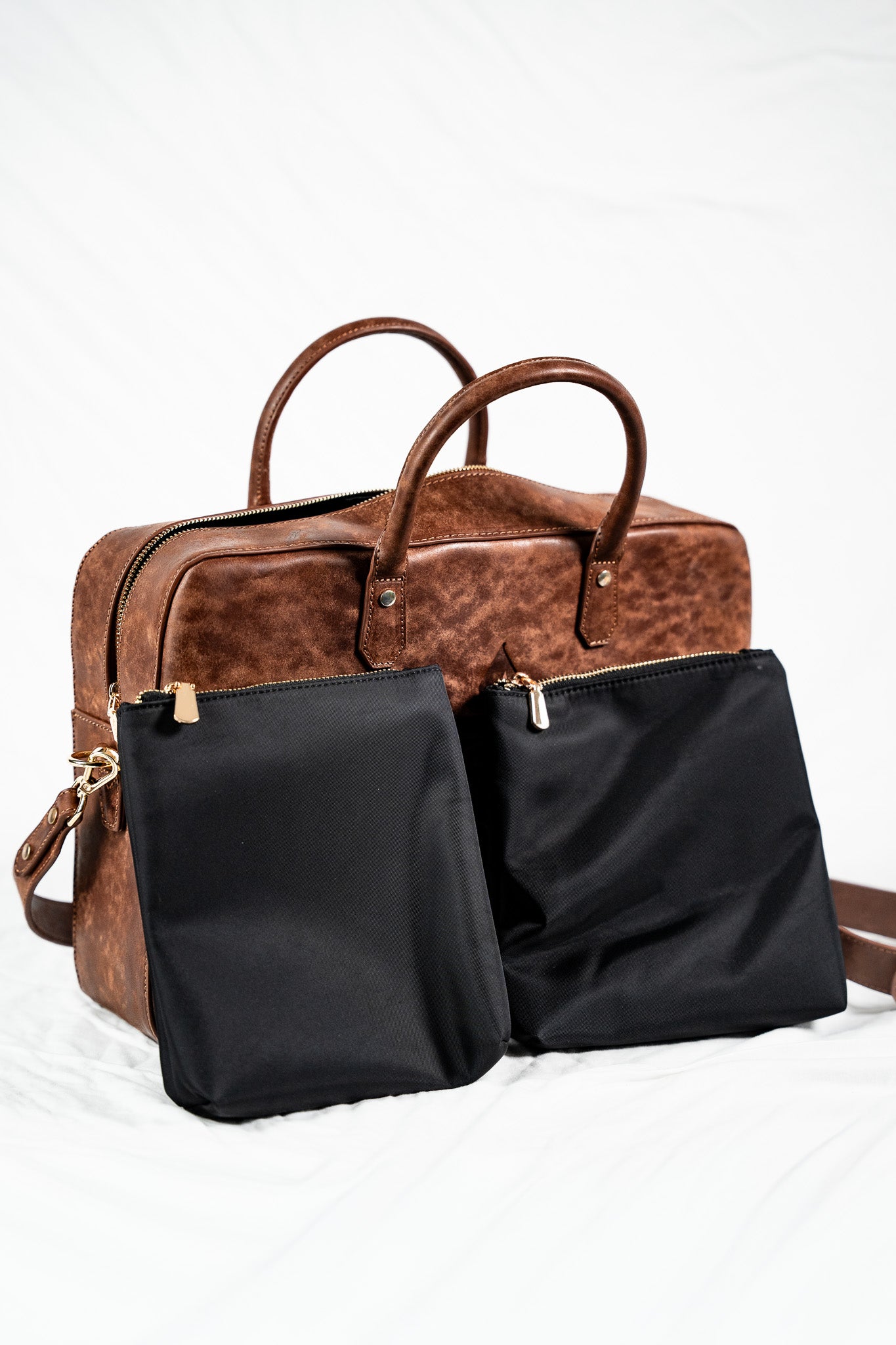 Multi-Use Travel & Laptop Bag – Brown, Magen David