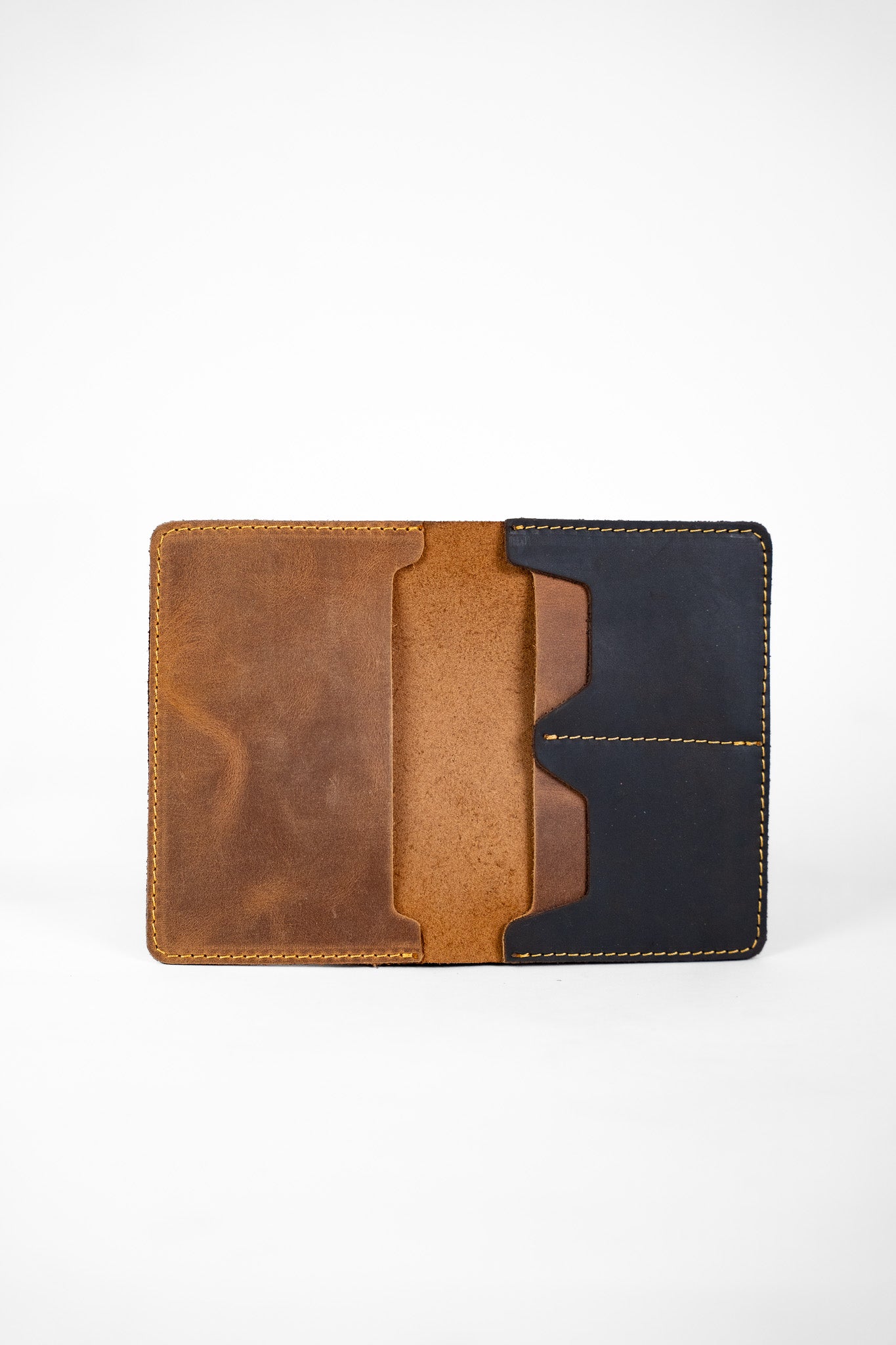 Leather Passport Case – Light Brown