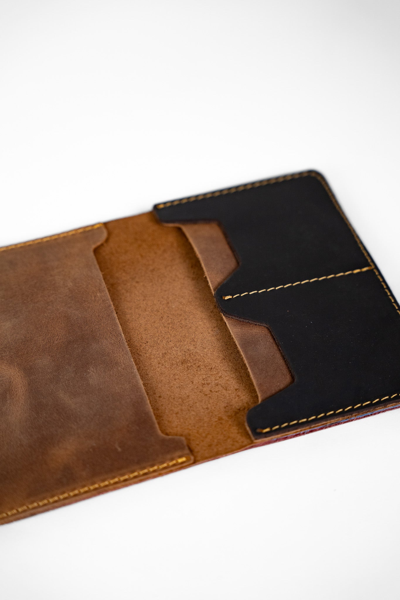 Leather Passport Case – Light Brown