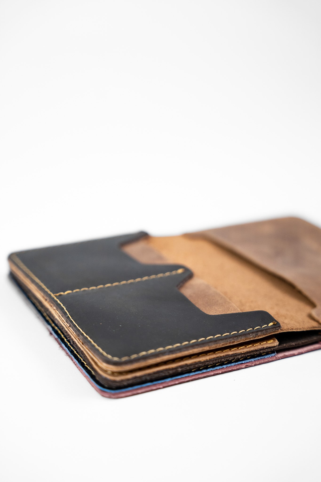 Leather Passport Case – Light Brown