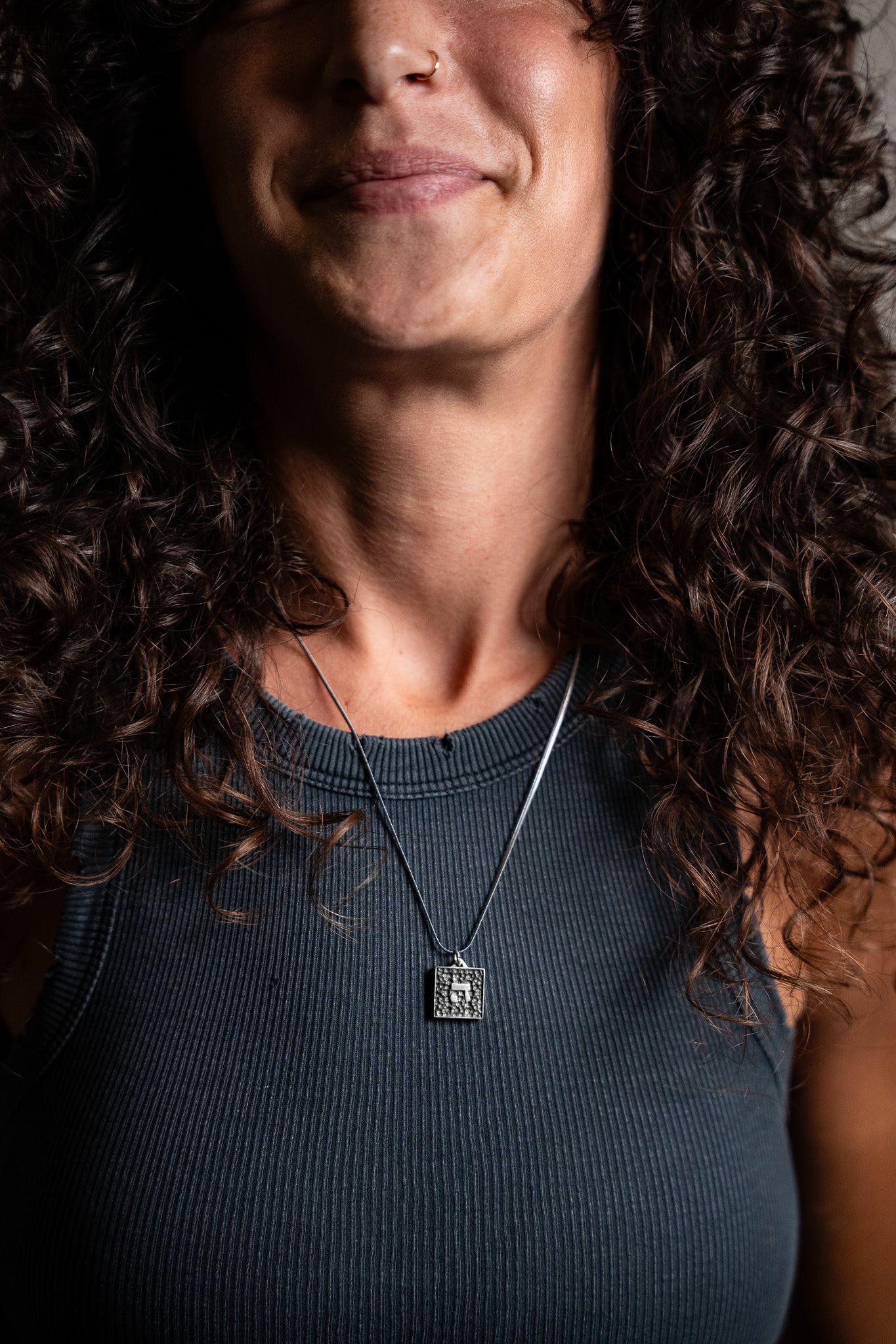 925 Silver ה׳ (Hashem) Pendant – Women's