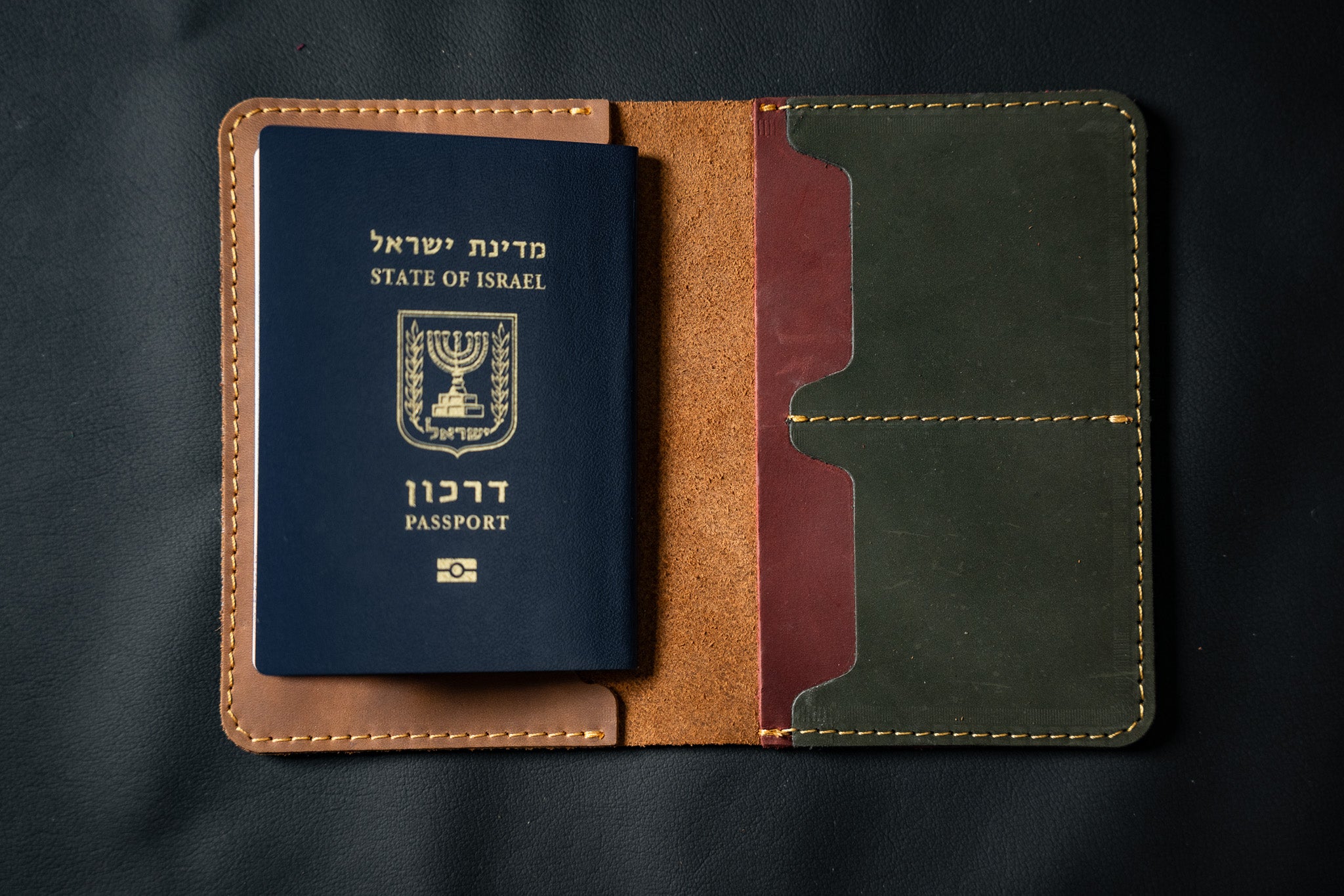 Leather passport cases