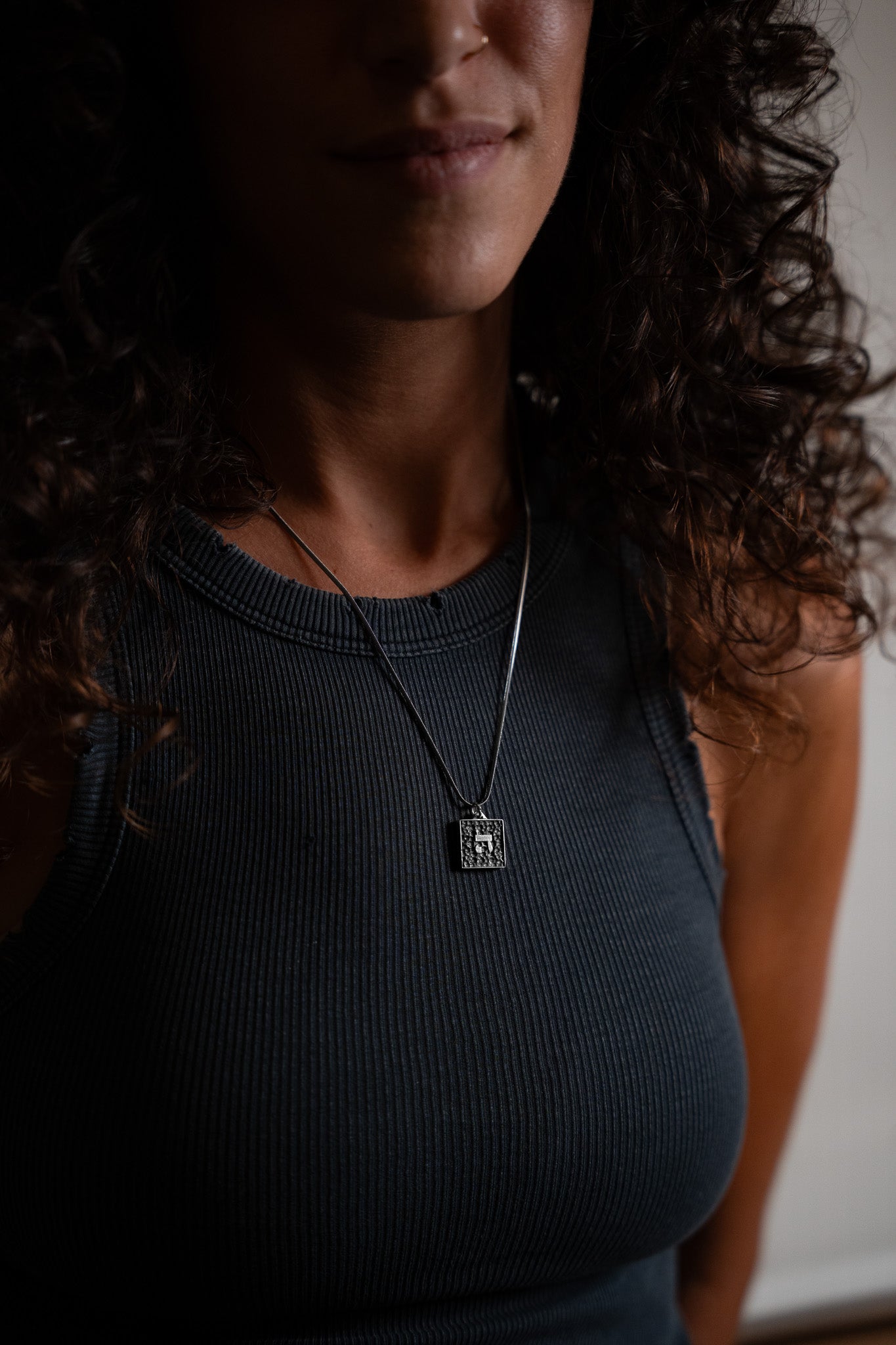 925 Silver ה׳ (Hashem) Pendant – Women's