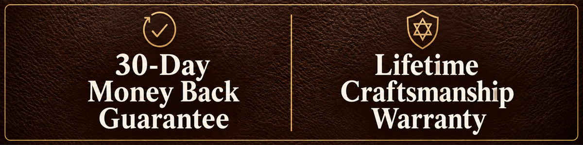 30-Day Money Back Guarantee and Lifetime Craftsmanship Warranty